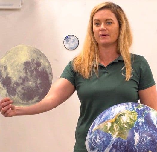 Teacher in the classroom