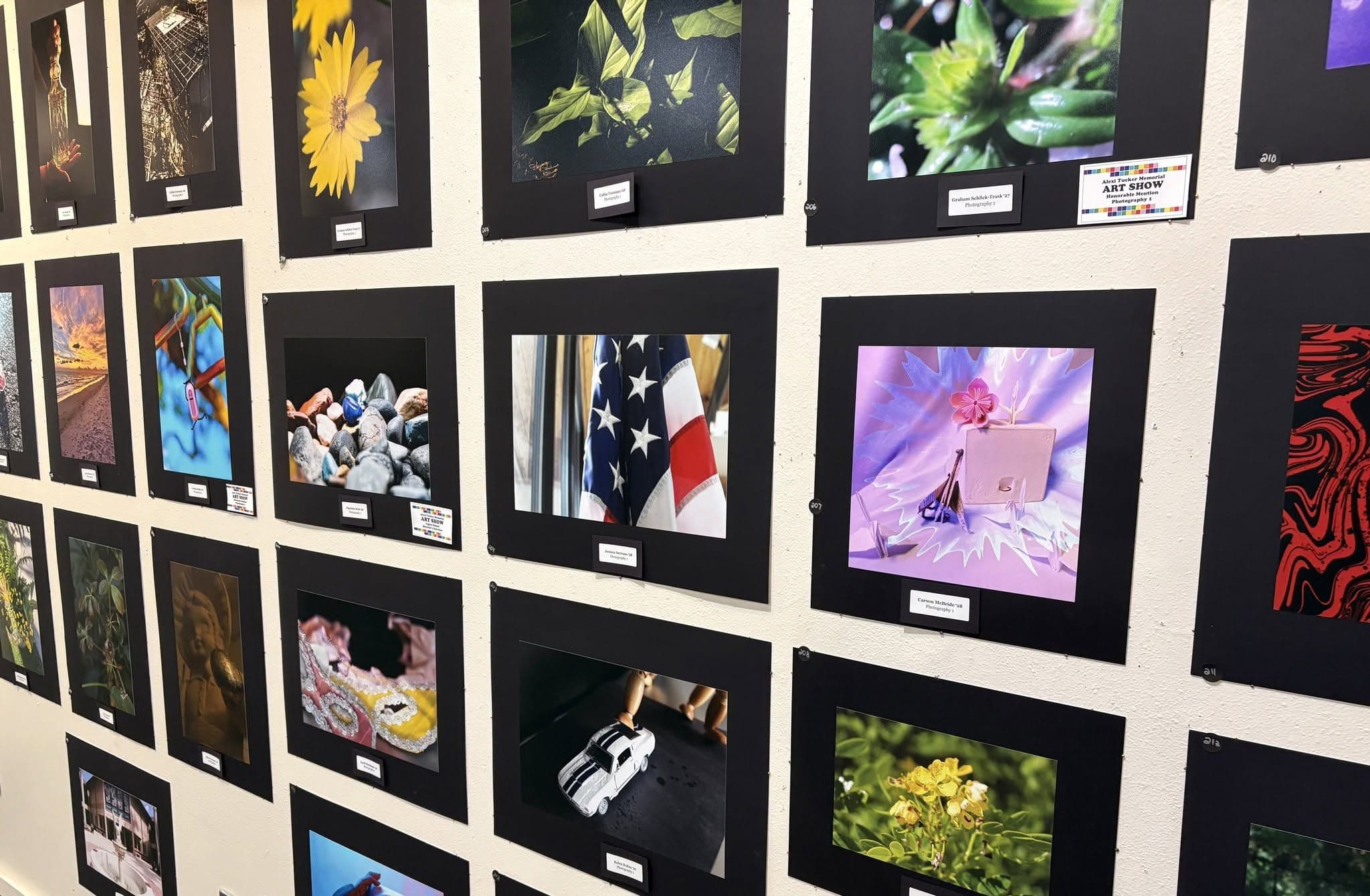 Student art works